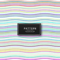 Eleganti linee colorate pattern di sfondo vettore