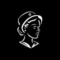 infermiera - alto qualità vettore logo - vettore illustrazione ideale per maglietta grafico