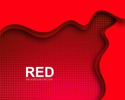 Elegante sfondo elegante rosso ondulato creativo vettore