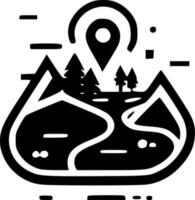 carta geografica - alto qualità vettore logo - vettore illustrazione ideale per maglietta grafico