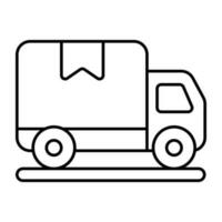 icona del design perfetto del furgone vettore