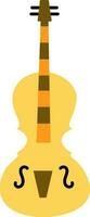 piatto chitarra icona nel giallo e Marrone colore. vettore