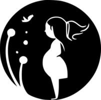 gravidanza - alto qualità vettore logo - vettore illustrazione ideale per maglietta grafico