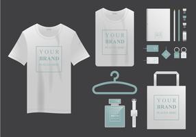 T-Shirt realistica Mock Up e Company Branding
