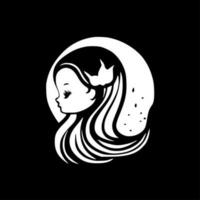 sirena - minimalista e piatto logo - vettore illustrazione