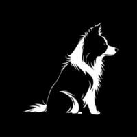 confine collie - alto qualità vettore logo - vettore illustrazione ideale per maglietta grafico