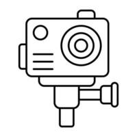 un' unico design icona di telecamera vettore