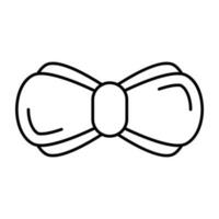 di moda design icona di cravatta a farfalla vettore