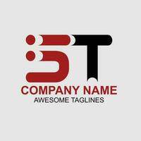 creativo lettera logo design servizio vettore