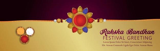 festival indiano felice invito raksha bandhan vettore