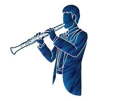 clarinetto musicista orchestra vettore