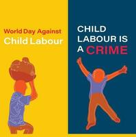 giornata mondiale contro il lavoro minorile vettore