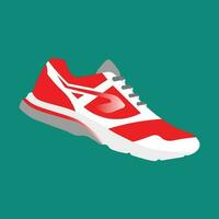 sport scarpe . concetto. piatto design. vettore illustrazione. sport scarpe nel piatto stile. sport scarpe lato Visualizza. moda sport.