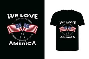 noi amore America ts hirt disegno, America t camicia design vettore