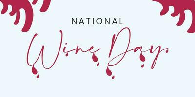 nazionale vino giorno su Maggio 25. vacanza concetto. modello per sfondo, striscione, carta, manifesto con testo iscrizione. vettore illustrazione.