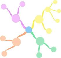 il giro mente carta geografica Infografica illustrazione. pianificazione concetto. diagramma di flusso con attività commerciale concetto per presentazioni e rapporti. vettore