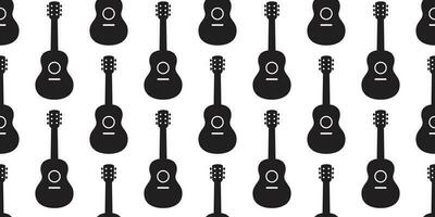 chitarra senza soluzione di continuità modello vettore basso ukulele musica sciarpa isolato cartone animato illustrazione grafico ripetere sfondo piastrella sfondo