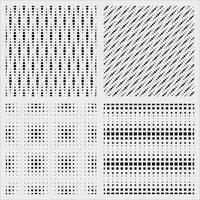 set di pattern di quadrati vettore
