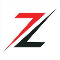 z lettera logo design vettore