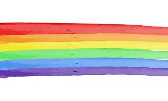 ultra HD 4k acquerello colpi presentazione sfondo con arcobaleno colore. di moda moderno sfondo. vettore orizzontale bandiera