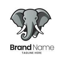 elefante logo vettore, elefante illustrazione, logo design vettore