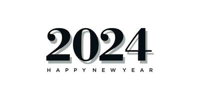 2024 logo vettore design illustrazione con moderno unico concetto