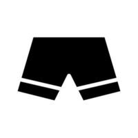 pantaloncini icona vettore. nuoto tronchi illustrazione cartello. slip simbolo ro logo. vettore