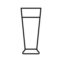 bicchiere di vino icona vettore. alcool bevanda illustrazione cartello. calice simbolo. bar logo. vettore