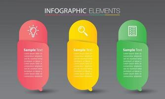 moderna casella di testo modello banner infografica vettore