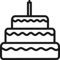 illustrazione di torta icona o simbolo. vettore