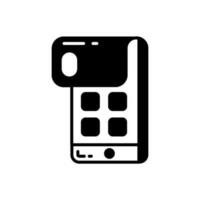 pieghevole smartphone icona nel vettore. illustrazione vettore