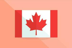 Canada bandiera geometrico vettore illustrazione