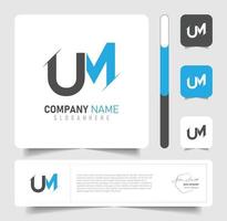 um logo design per affari vettore