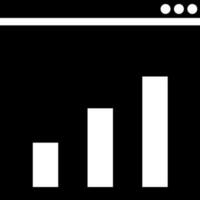 illustrazione di analitica sito web icona. vettore