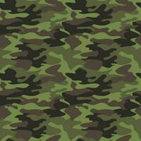 camuffare modello sfondo senza soluzione di continuità vettore illustrazione. classico capi di abbigliamento stile mascheratura Camo ripetere Stampa. verde Marrone nero oliva colori foresta struttura