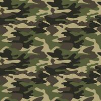 camuffare modello sfondo senza soluzione di continuità vettore illustrazione. classico capi di abbigliamento stile mascheratura Camo ripetere Stampa. verde Marrone nero oliva colori foresta struttura