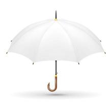 ombrello classico da pioggia stock illustrazione vettoriale isolato su sfondo