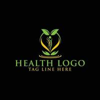 creativo umano Salute cura fisioterapia chiropratica concetto logo design vettore