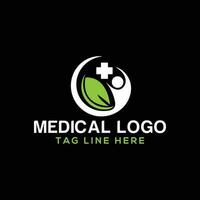 Salute cura vettore logo modello. medico Salute cura logo design modello