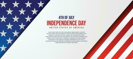 contento indipendenza giorno di unito stati di America, 4 ° di luglio vettore modello disegno, America bandiera sfondo