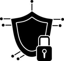criptato glifo icona o simbolo. vettore