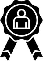 medaglia o distintivo icona per SEO concetto. vettore