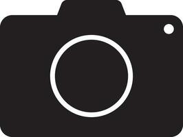 elegante nero e bianca illustrazione di un' telecamera. vettore