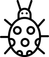 linea arte illustrazione di insetto icona. vettore