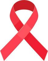 AIDS consapevolezza nastro cartello o simbolo. vettore