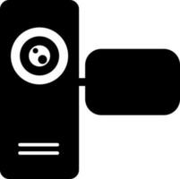 videocamera icona o simbolo. vettore