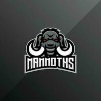 mammut logo esport squadra design gioco portafortuna vettore