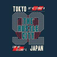 tokyo Giappone grafico, tipografia t camicia, vettore design illustrazione, bene per casuale stile