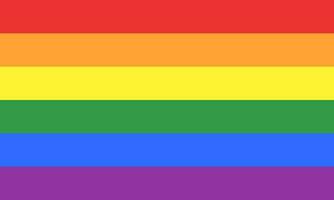 lgbt arcobaleno colori bandiera piatto design stile orgoglio mese colorato concetto vettore sfondo