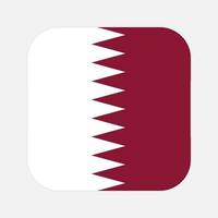 bandiera del qatar semplice illustrazione per il giorno dell'indipendenza o l'elezione vettore